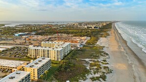 Vlak bij het strand