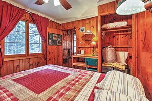 2 chambres, bureau, accès Internet, draps fournis