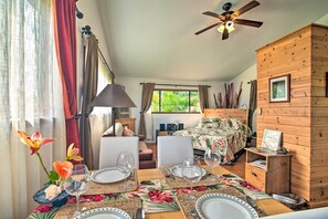 1 bedroom, iron/ironing board, internet, bed sheets