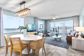 Dining - Direct Oceanfront Corner Unit with Stunning Views – Just Steps from the Beach! (Satellite Beach)
