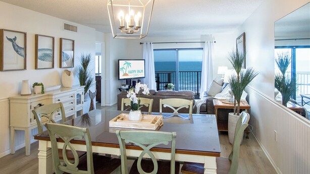 Dining - Unbeatable Views! Direct Oceanfront 8th Floor Gem w/ Private Balcony! 🏖️ (Cape Canaveral)