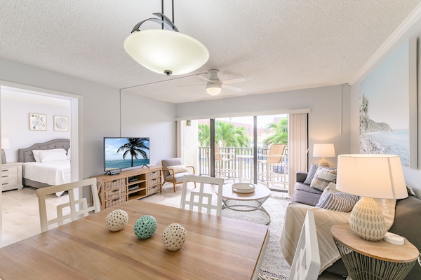 Bright and airy living space with easy access to the balcony