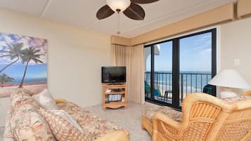 Een televisie en een dvd-speler