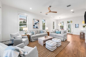 Smart TV, video games, DVD player