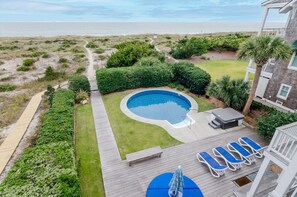 Pool - 5BR Oceanfront Home w Private Pool and Hot Tub (Wrightsville Beach)