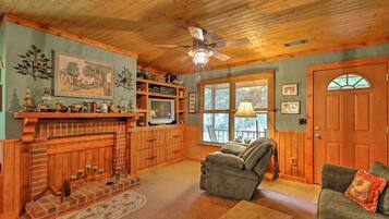 TV, video-game console, DVD player, books
