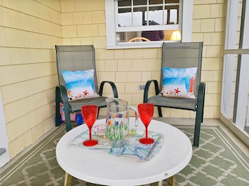 Screened in Porch - 104 Deep Hole Road South Harwich Cape Cod New England Vacation Rentals