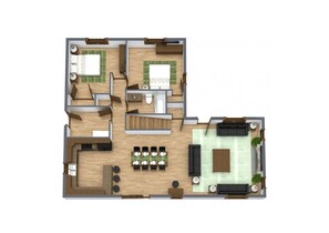 Floor plan - Loose Moose @ Spring Brook Resort (Wisconsin Dells)
