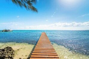 Plage, chaises longues, serviettes de plage