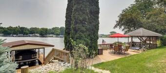 Waterfront Monticello Home w/ Fire Pit & Deck!
