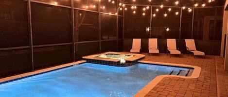 Una piscina climatizada