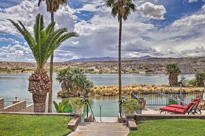 Restful Riverfront Retreat w/ Private Dock + Patio