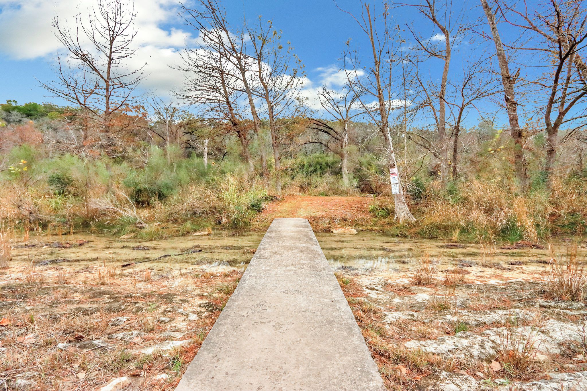 Another view of the river bed during a dry season