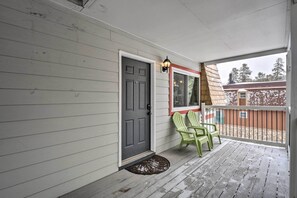 Terrace/patio - Walk to Lifts: Main Street Breck Condo w/ Mtn View (Breckenridge)