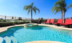 Pool - Lively Home with Water Views at Reunion (Kissimmee)
