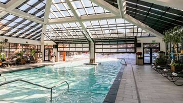 Indoor pool, a heated pool