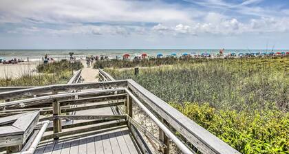 Walk to Ocean: Myrtle Beach Home w/ Pool Access