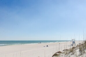 On the beach