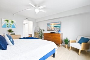 2 bedrooms, iron/ironing board, travel cot, free WiFi
