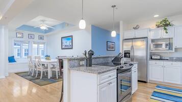 Microwave, dishwasher