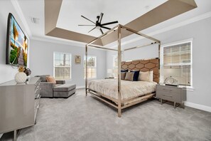 5 bedrooms, iron/ironing board, WiFi, bed sheets