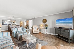 TV connectée, cheminée