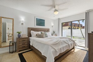 2 slaapkamers, bedden met traagschuimmatras, een strijkplank/strijkijzer