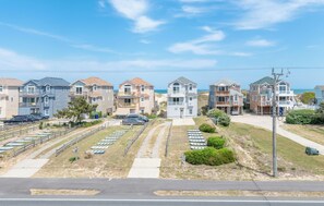 Exterior - Fun 'N Sun - Nags Head MP 16, 250 Ft to Beach Access, Pool, Pets OK, YR Flex Stays (Nags Head)