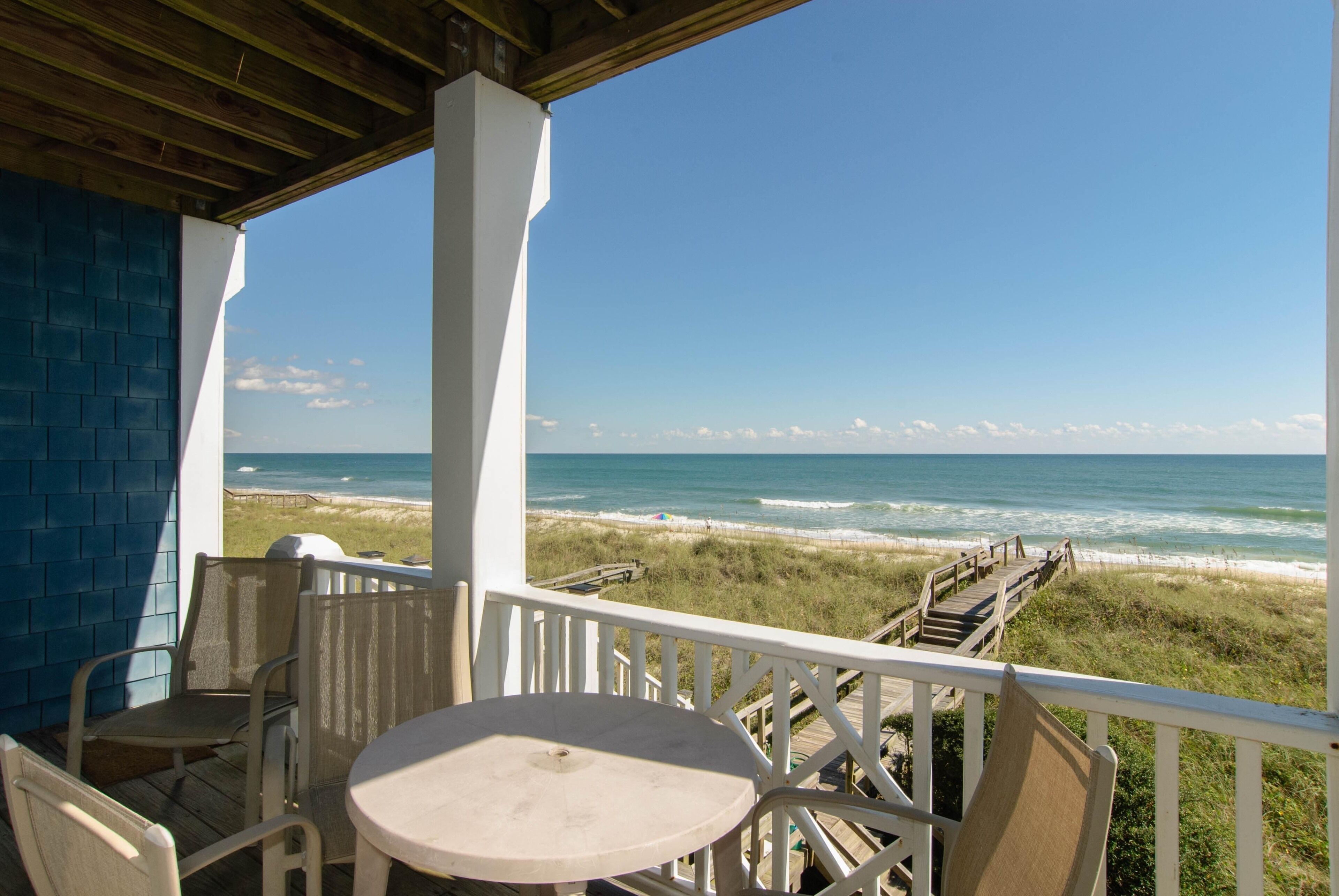 Oceanfront Duplex w Balconies on Each Floor