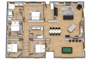 Floor plan - Trails End @ Spring Brook Resort (Wisconsin Dells)