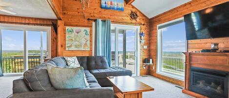 TV, DVD player, stereo