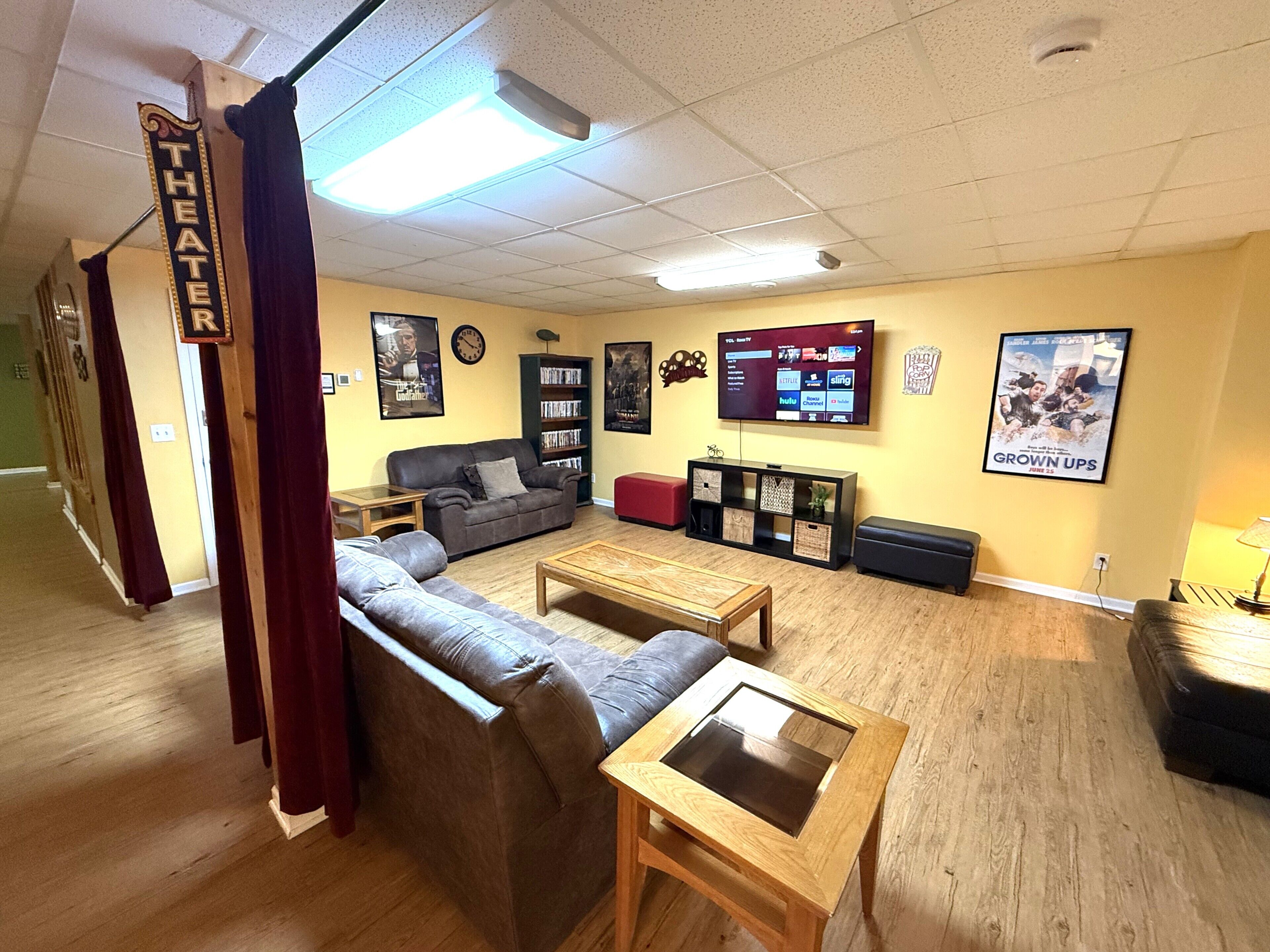 Smart-TV, Kamin, Tischfußball