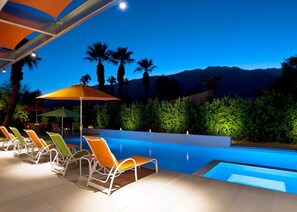 Una piscina riscaldata