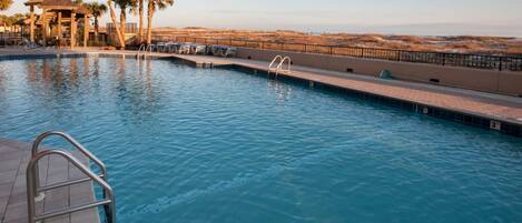 Indoor pool, a heated pool