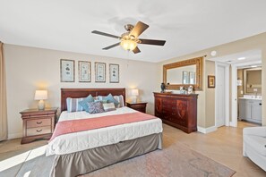 2 bedrooms, iron/ironing board, free WiFi, bed sheets - SD 205: Seaspray Getaway - Let the Tropical Waves Be Your Alarm Clock! (Fort Walton Beach)