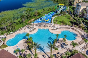 A heated pool, a waterfall pool - Spacious Kissimmee Villa - 3 Mi to Disney World! (Kissimmee)