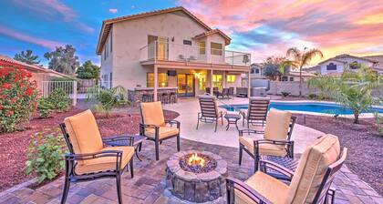 Hot Tub & Pool: Stunning Goodyear Home Near Lakes