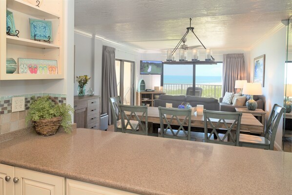 Interior - Stunning Beachfront Corner Condo – 3BR w/ Balcony Access & Panoramic Atlantic Ocean Views! (Cape Canaveral)