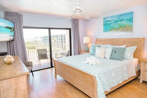 3 bedrooms, iron/ironing board, free WiFi, bed sheets - Stunning Beachfront Corner Condo – 3BR w/ Balcony Access & Panoramic Atlantic Ocean Views! (Cape Canaveral)