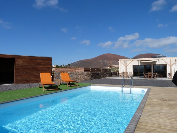 Una piscina climatizada