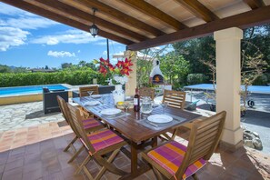 Outdoor dining - VILLA TEO - RUSTIC STAY (Pollensa)