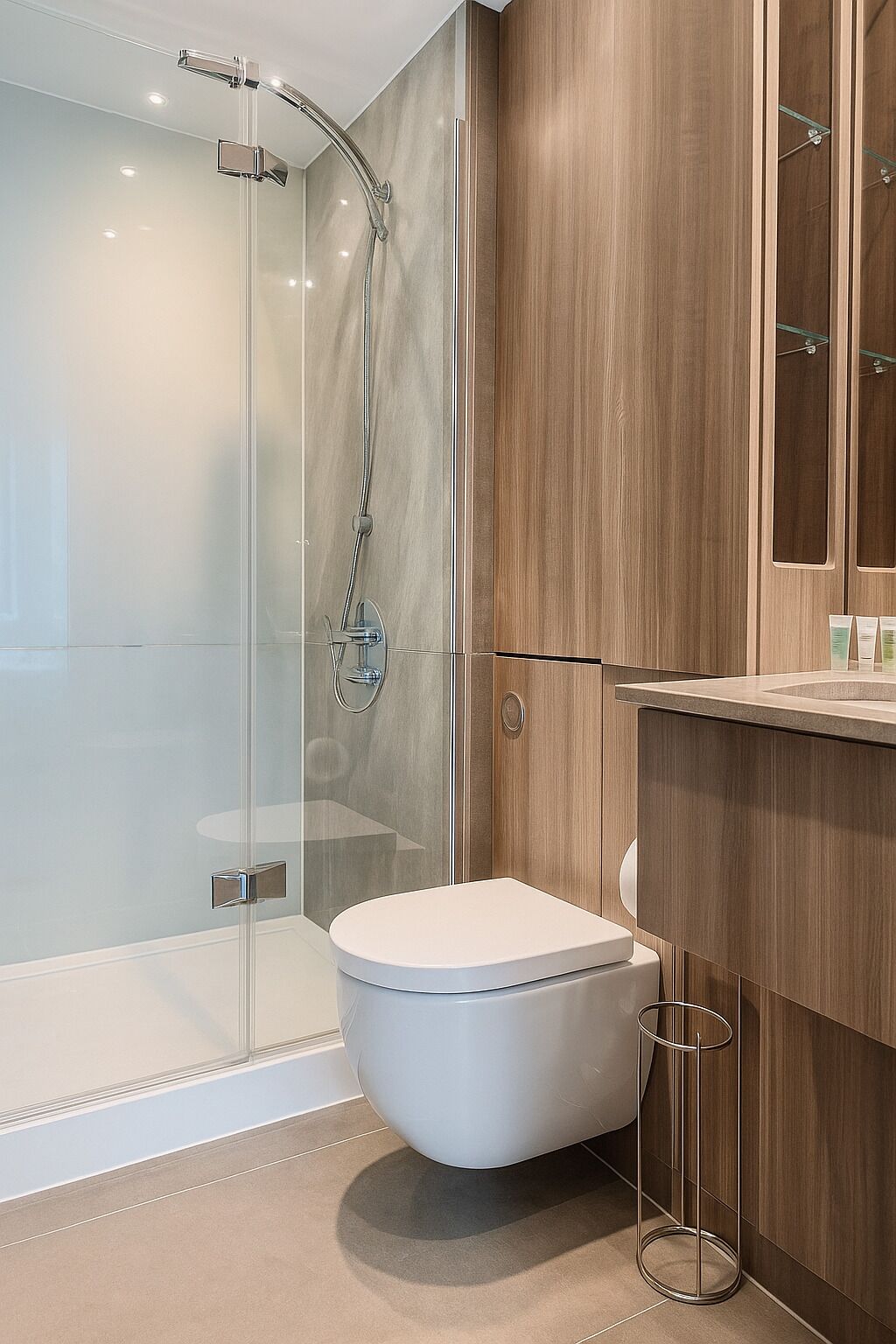 Standard Apartment, 2 Bedrooms | Bathroom | Combined shower/tub, free toiletries, hair dryer, towels