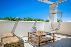 Villa, 3 chambres, piscine privée | Balcon