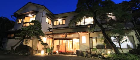 Front of property - evening/night