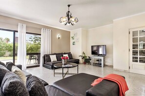TV, DVD player, table tennis