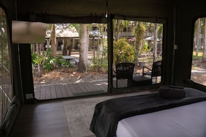 Classic Tent | View from room - King Reef Resort (Kurrimine Beach)