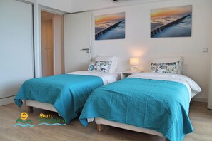 2 dormitorios, tabla de planchar con plancha, wifi y ropa de cama