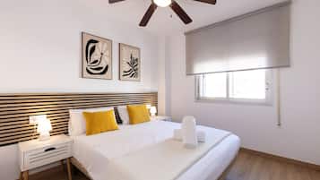 2 bedrooms, iron/ironing board, free WiFi, bed sheets