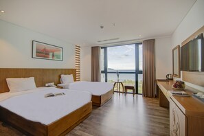 Deluxe Double or Twin Room, Ocean View | View from room - Soho Boutique Hotel (Da Nang)