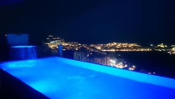 屋外プール、温水プール